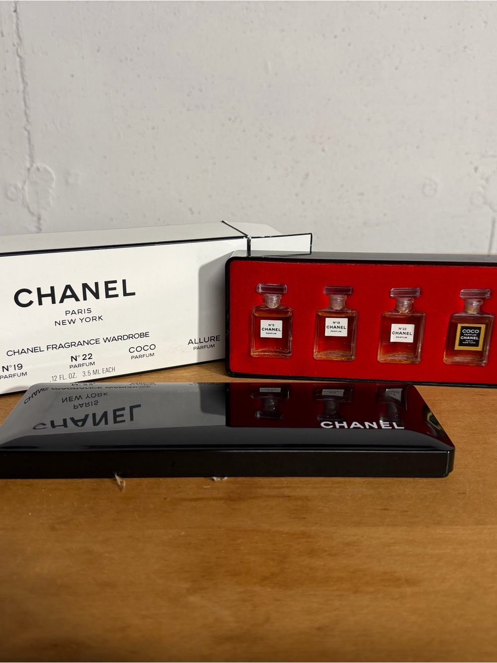 CHANEL Fragrance Wardrobe Perfume 5 Parfum Set | No. 5, 19, 22, COCO & ALLURE